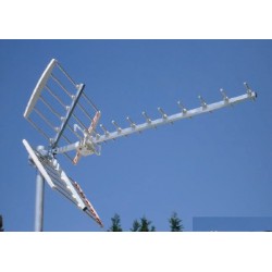Eξωτερική κεραία τηλεόρασης Mistral Super Roc Antenna Digital Outdoor 14dBi UHF-VHF DVB-T TV 4G LTE 0229