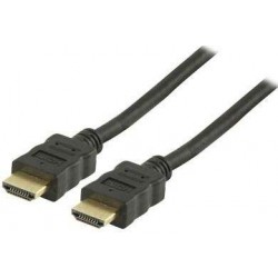 Καλώδιο Εικόνας HDMI 1.4V Full HD 4K 3D Male-Male Gold Cable 1m 