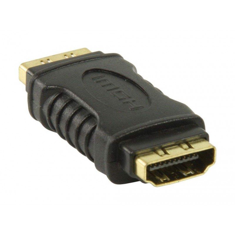 ADAPTOR HDMI FEMALE TO HDMI FEMALE COUPLER VGVP34900B BLACK ΜΟΥΦΑ