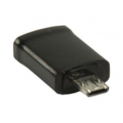 ADAPTER MHL USB 11 PIN MICRO B MALE/FEMALE BLACK ADAPTOR VALUELINE VLMP39020B