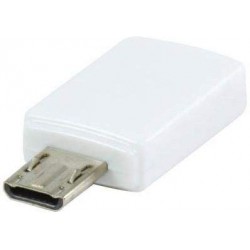 ADAPTER MHL USB 11 PIN MICRO B MALE/FEMALE WHITE ADAPTOR VALUELINE VLMP39020W