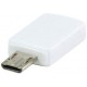 ADAPTER MHL USB 11 PIN MICRO B MALE/FEMALE WHITE ADAPTOR VALUELINE VLMP39020W