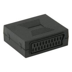 SCART COUPLER ADAPTER FEMALE TO FEMALE BLACK VLVP 31950
