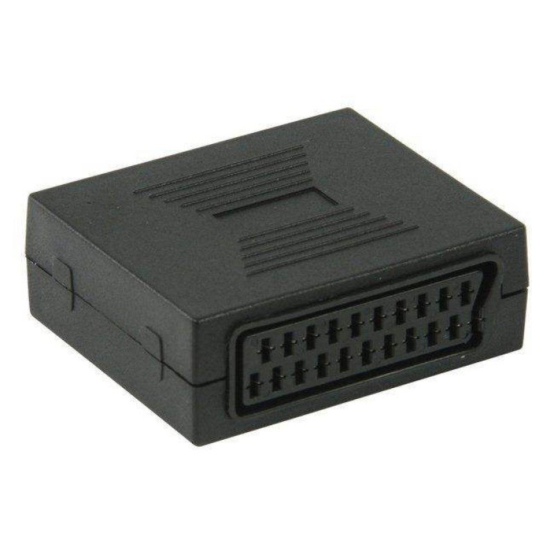 SCART COUPLER ADAPTER FEMALE TO FEMALE BLACK VLVP 31950