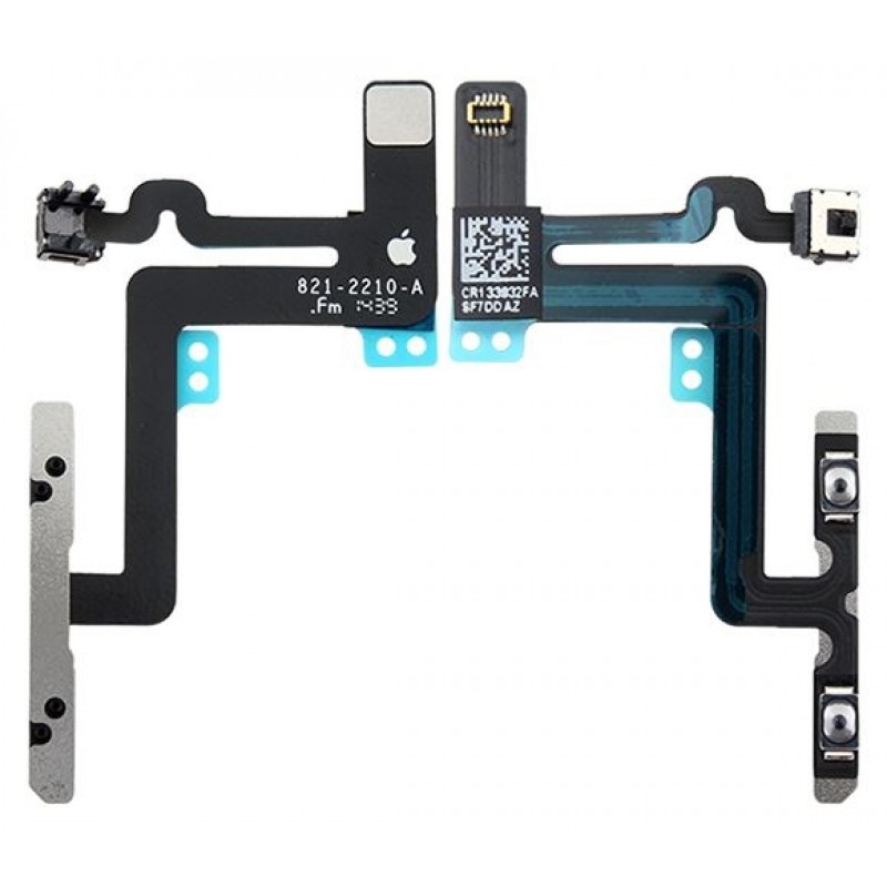 Αυθεντική Καλωδιοταινία Έντασης Ήχου & Σίγασης iPhone 6 Plus Original Power Flex On Off & Volume i6 Plus