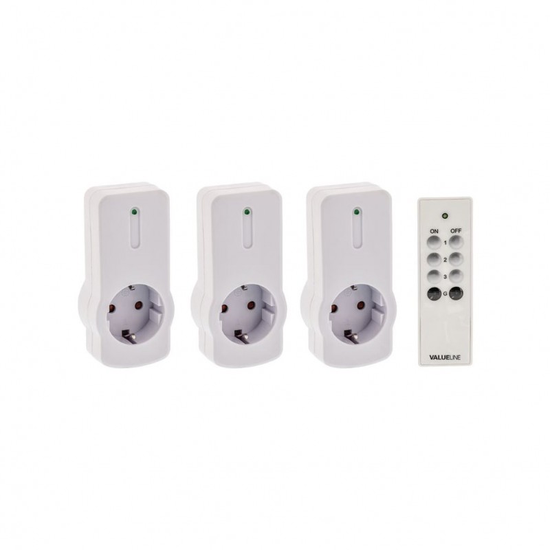 Remote Control Socket Set (3 Pack) Τηλεχειριζόμενες Πρίζες Vlw socket 3 Remote Control Socket Set (3 Pack) Τηλεχειριζόμενες Πρίζες Vlw socket 3