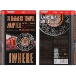 WK WP-U08 POWER CHARGER USB 2 X 5V 2.1Am GLOBAL TRAVEL CHARGING UNIVERSAL ADAPTORS WK WP-U08 POWER CHARGER USB 2 X 5V 2.1Am GLOBAL TRAVEL CHARGING UNIVERSAL ADAPTORS