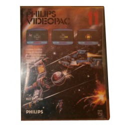 COSMIC CONFLICT PHILIPS VIDEOPAC+ G7400 GAME CATRIDGE -USED-