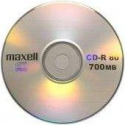 CD-R MAXELL 700Mb 52Χ ΚΕΝΑ ΕΓΓΡΑΨΙΜΑ CDR 80" SPINDLE [PACK 25] CD0091