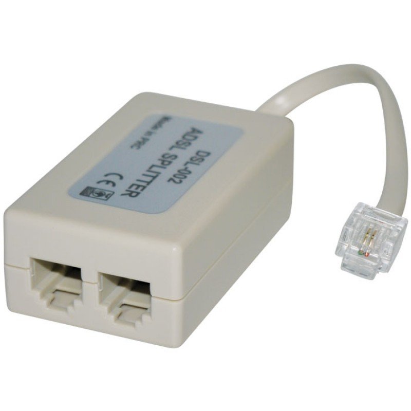 ADSL SPLITTER WHITE PSTN ΔΙΑΧΩΡΙΣΤΗΣ ΤΗΛΕΦΩΝΙΚΗΣ ΓΡΑΜΜΗΣ ΛΕΥΚΟΣ ΜΕ ΦΙΛΤΡΟ FTT3-021