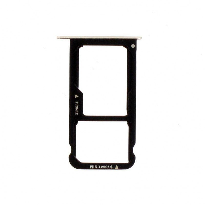 Βάση Κάρτας Διπλή Huawei P9 Μαύρη Sim Tray Black