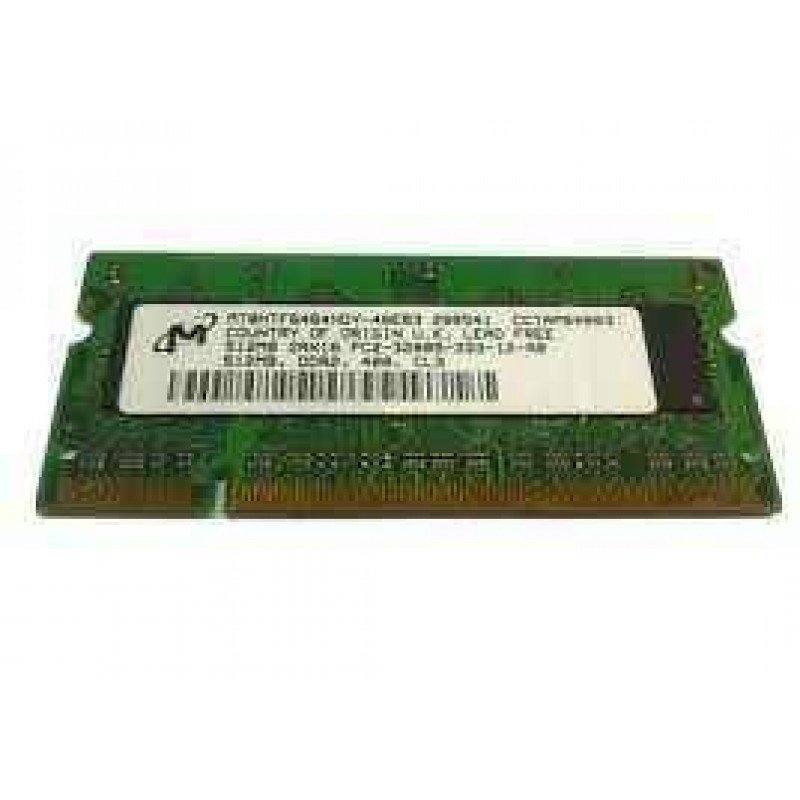 512Mb MEMORY RAM SODIM DDR2 -333Mhz- MICRON PC2-3200S-333-12-A0 ΜΝΗΜΗ (PC)