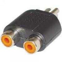ADAPTOR RCA MALE TO 2 X RCA FEMALE AC-016 ΜΟΥΦΑ EA2074