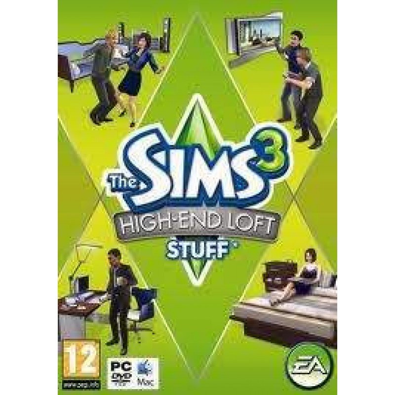 THE SIMS 3 HIGH END LOFT STUFF EXPANSION PACK ADDON (PC)