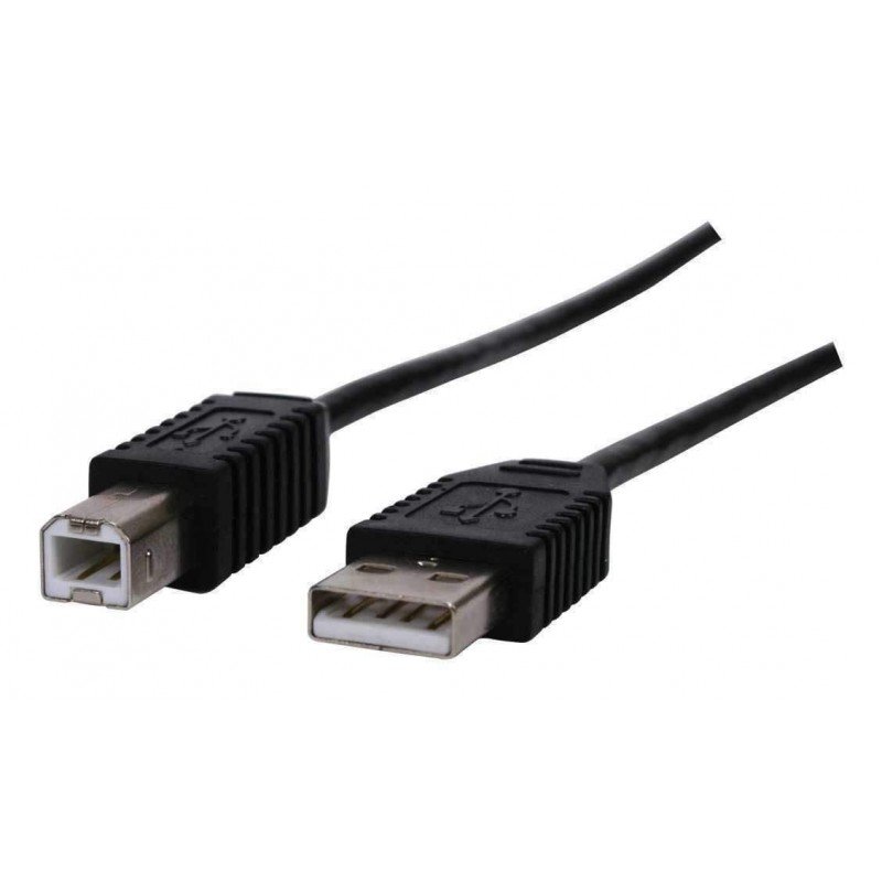 USB 2.0 MALE Α TO USB MALE B CABLE 3m BLACK 141/3
