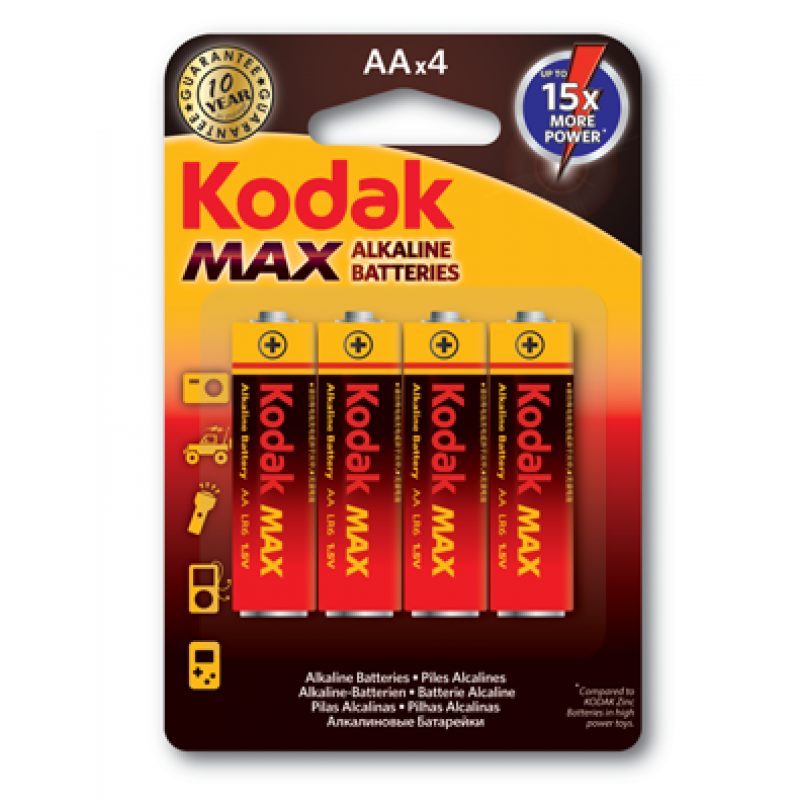 KODAK BATTERIES MIGNON AA PHOTOLIFE MAX ALKALINE 4 PACK BATTERY 1.5 V LR6 KAA-4 ΜΠΑΤΑΡΙΕΣ ΑΛΚΑΛΙΚΕΣ KODAK BATTERIES MIGNON AA PHOTOLIFE MAX ALKALINE 4 PACK BATTERY 1.5 V LR6 KAA-4 ΜΠΑΤΑΡΙΕΣ ΑΛΚΑΛΙΚΕΣ
