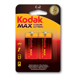 KODAK BATTERIES BABY C PHOTOLIFE MAX ALKALINE 2 PACK BATTERY 1.5 V LR14 KC-2 ΜΠΑΤΑΡΙΕΣ ΑΛΚΑΛΙΚΕΣ