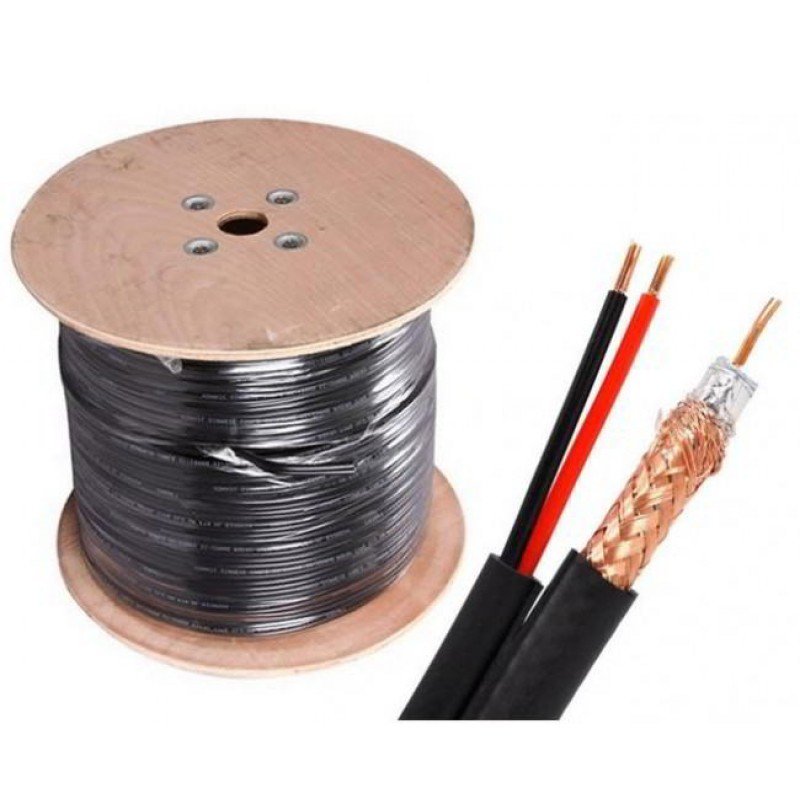 ANTENA CCTV COAXIAL CABLE + 2 X 0.50 ΡΕΥΜΑ 1m BLACK ΚΑΛΩΔΙΟ ΚΕΡΑΙΑΣ ΟΜΟΑΞΟΝΙΚΟ ΜΑΥΡΟ ΚΟΥΛΟΥΡΑ RG59 + POWER YX-1004C-100 ANTENA CCTV COAXIAL CABLE + 2 X 0.50 ΡΕΥΜΑ 1m BLACK ΚΑΛΩΔΙΟ ΚΕΡΑΙΑΣ ΟΜΟΑΞΟΝΙΚΟ ΜΑΥΡΟ ΚΟΥΛΟΥΡΑ RG59 + POWER YX-1004C-100