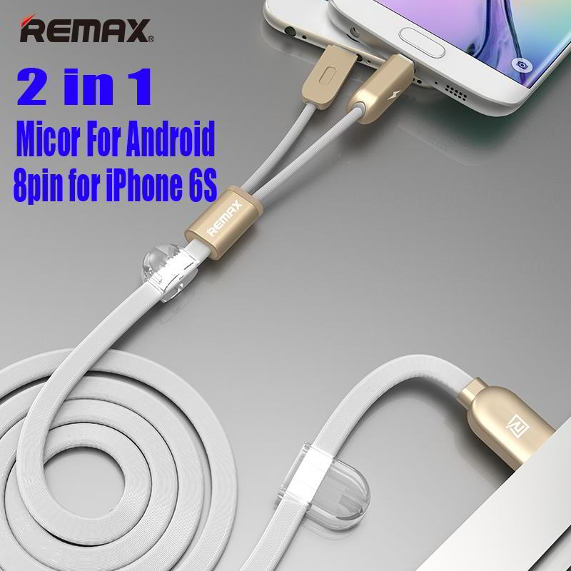 REMAX RM5-018-WHT USB A 2.0 GEMINI FLAT LIGHTNING CABLE & MICRO USB CHARGER/DATA WHITE1m iPHONE 5/5s/5c/6/6plus & iPAD4/5/air/mini CHARGING CABLE & DATA TRANSFER IOS RC-025T REMAX RM5-018-WHT USB A 2.0 GEMINI FLAT LIGHTNING CABLE & MICRO USB CHARGER/DATA WHITE1m iPHONE 5/5s/5c/6/6plus & iPAD4/5/air/mini CHARGING CABLE & DATA TRANSFER IOS RC-025T