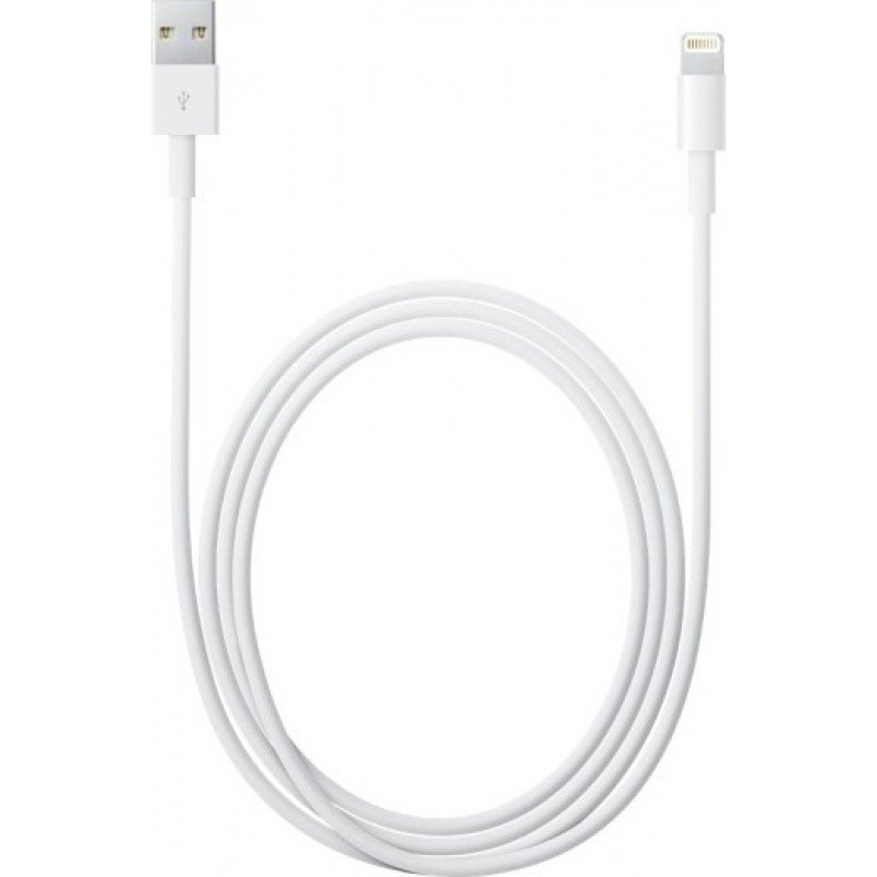 APPLE MD818ZM ORIGINAL USB 2.0 LIGHTNING CABLE CHARGER-DATA WHITE 1m iPHONE 5/5s/5c/6/6plus & iPAD4/5/air/mini A1480 -BULK- APPLE MD818ZM ORIGINAL USB 2.0 LIGHTNING CABLE CHARGER-DATA WHITE 1m iPHONE 5/5s/5c/6/6plus & iPAD4/5/air/mini A1480 -BULK-