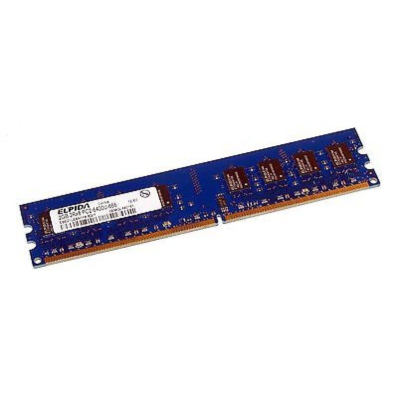2Gb RAM DDR2 MEMORY CL3 ELPIDA -800Mhz- EBE21UE8AFFA-8G-F ΜΝΗΜΗ Refurbished