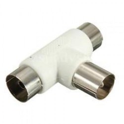 POWERTECH CAB-V009 ADAPTOR TV CABLE MALE TO 2 X FEMALE COAXIAL PAL 9.5mm RG6 ΔΙΑΚΛΑΔΩΤΗΣ ΒΥΣΜΑ ΜΟΥΦΑ ΑΡΣΕΝΙΚΟ ΣΕ 2 Χ ΘΥΛΗΚΑ POWER TECH CABV009 FTt4-020