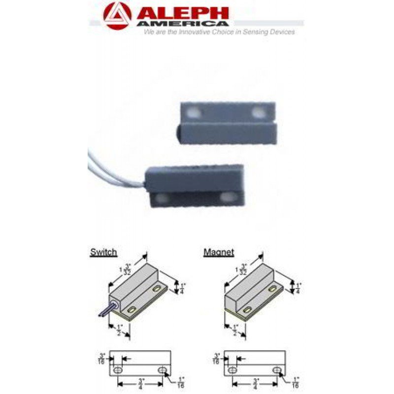 ALEPH DC-1561G  SMART ALARM SECURITY DOOR MAGNET GRAY ΜΑΓΝΗΤΙΚΗ ΕΠΑΦΗ ΣΥΝΑΓΕΡΜΟΥ ΓΚΡΙ  [ΖΕΥΓΑΡΙ] DC1561G