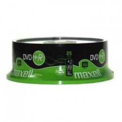 DVD+R MAXELL 4.7 Gb 16X ΚΕΝΑ ΕΓΓΡΑΨΙΜΑ DVDR SPINDLE [PACK 25] DVD0166 275525
