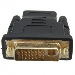 Powertech CAB-H056 Adapter HDMI 19pin 1.4v Female To DVI-I 24+5 Male Gold