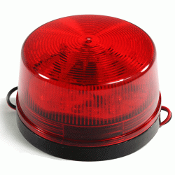 SL-357 ΚΟΚΚΙΝΟ ΦΛΑΣ RED STROBE FLASHING LIGHT ALARM 12V