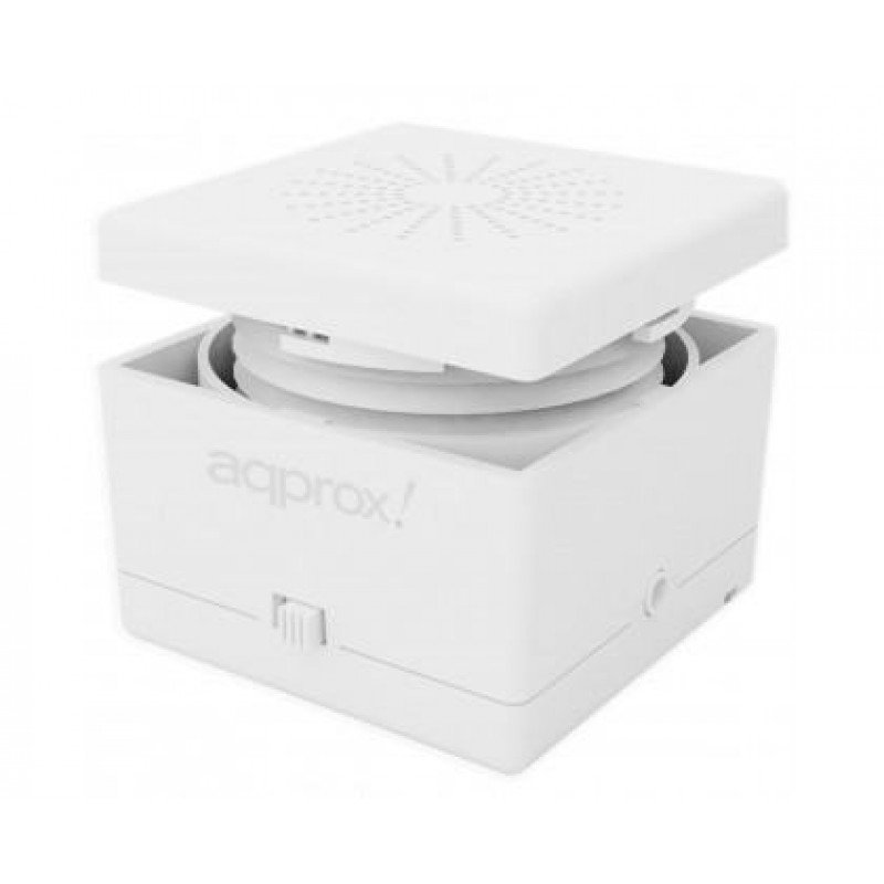 APPROX APPSP11W MINI FEEL CUBE PORTABLE SPEAKER WHITE 3 Watt JACK 3.5 & USB ΗΧΕΙΟ ΛΕΥΚΟ ΦΟΡΗΤΟ