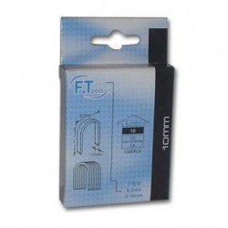 F. TOOLS FT610 CABLE TACKER STAPLES U10mm [1000 PIECES] ΚΑΡΦΩΤΙΚΑ ΚΑΛΩΔΙΩΝ FT-610