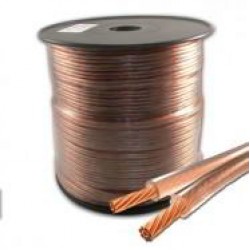 SOUND CABLE TRANSPARENT 100m 2 X 0.5 mm CCA ΚΑΛΩΔΙΟ ΗΧΕΙΩΝ ΔΙΑΦΑΝΕΣ FTT12-201