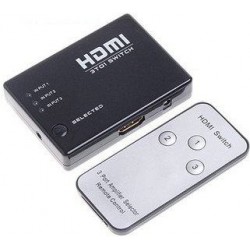 FTT14-018 HDMI 1.4 19pin 3 PORT SWITCH ADAPTER M/F MULTIMEDIA FULL HD & REMOTE FTT14-018 HDMI 1.4 19pin 3 PORT SWITCH ADAPTER M/F MULTIMEDIA FULL HD & REMOTE