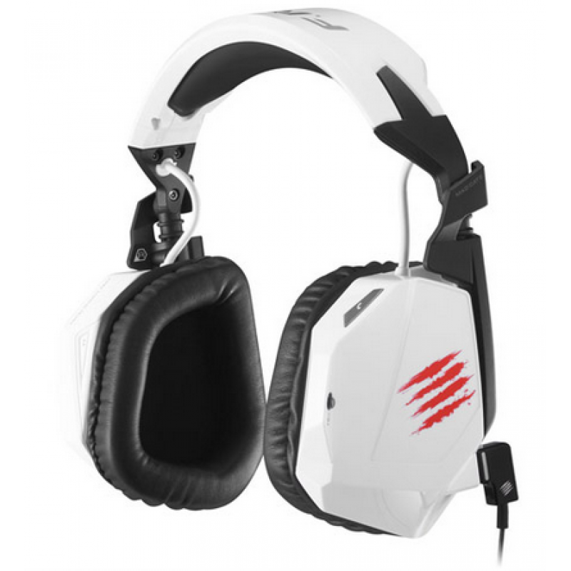 MAD CATZ FREQ3 G00-MCB434090001 STEREO HEADSET MULTIMEDIA 3.5 WHITE ΑΚΟΥΣΤΙΚΑ & ΜΙΚΡΟΦΩΝΟ ΛΕΥΚΑ (PC/MAC)