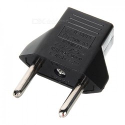 GR 200 Power Plug Adaptor Male Black 220-250V 6Am Adapter Τελικό Βύσμα Τροφοδοσίας Μαύρο Φις AC-7225/B 17110