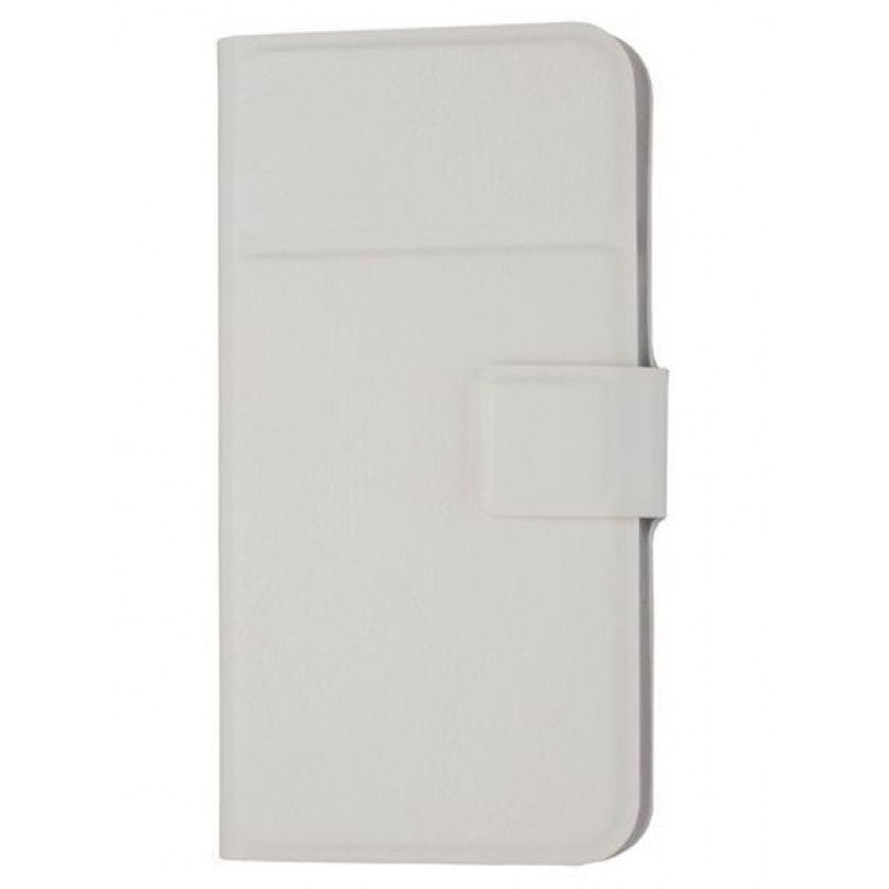 GREENGO GSM010551 UNIVERSAL WALLET SLIDE CASE 4.8-5.2 WHITE ΘΗΚΗ ΠΟΡΤΟΦΟΛΙ ΛΕΥΚΗ