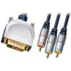 CLICKTRONIC HC 210-20.00m DVI-I MALE 24+1pin TO 3 X RCA MALE COMPONENT GOLD PLATED CABLE 20m CLICKTRONIC HC 210-20.00m DVI-I MALE 24+1pin TO 3 X RCA MALE COMPONENT GOLD PLATED CABLE 20m