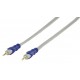 HQ HQSA-020-1.5 JACK 3.5 MALE TO JACK 3.5 MALE CABLE GOLD 1.5m STEREO ΚΑΛΩΔΙΟ ΗΧΟΥ ΕΠΙΧΡΥΣΟ