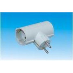 HS-ZDB-01/02A ΣΟΥΚΟ ΦΙΣ ΣΤΑΥΡΟΣ 1 X ΣΟΥΚΟ ΑΡΣΕΝΙΚΟ ΣΕ  2 Χ ΣΟΥΚΟ ΦΙΣ ΘΥΛΗΚΟ ΛΕΥΚΟ ADAPTOR 2 SUKO PLUG