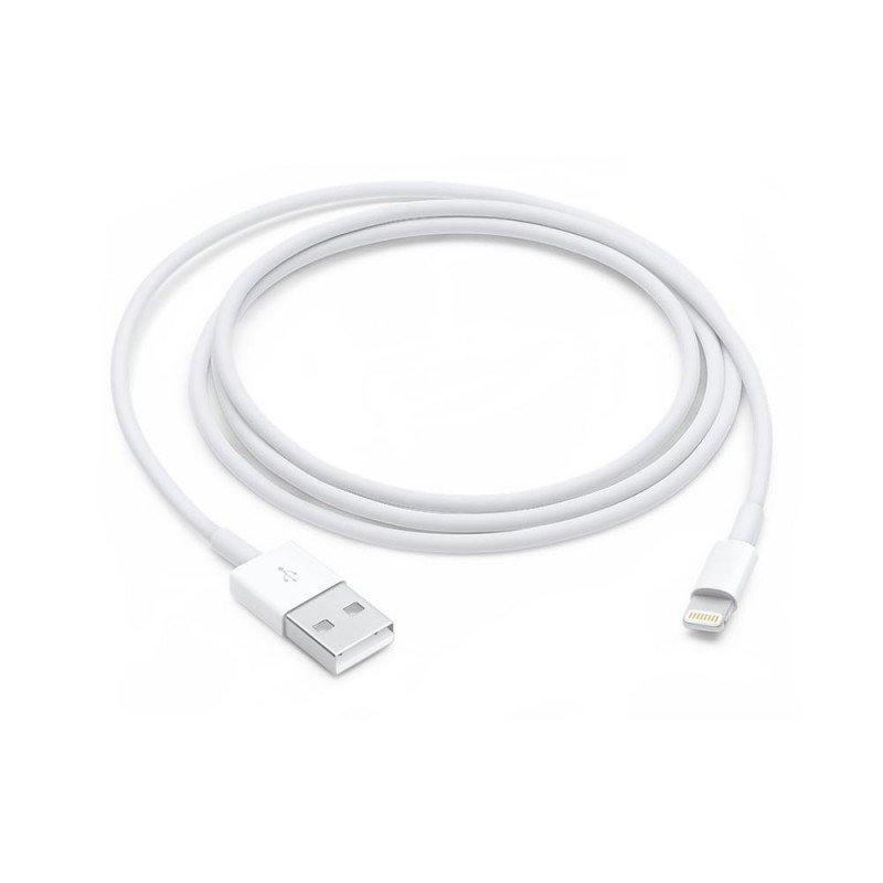 APPLE MD818ZM ORIGINAL USB 2.0 LIGHTNING CABLE CHARGER-DATA WHITE 1m iPHONE 5/5s/5c/6/6plus & iPAD4/5/air/mini A1480 -BULK- APPLE MD818ZM ORIGINAL USB 2.0 LIGHTNING CABLE CHARGER-DATA WHITE 1m iPHONE 5/5s/5c/6/6plus & iPAD4/5/air/mini A1480 -BULK-
