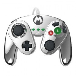 JOYPAD CONTROLLER NINTENDO LICENCED FIGHT PAD METAL MARIO GAMECUBE GAMEPAD REPLICA ΧΕΙΡΙΣΤΗΡΙΟ 085-006-EU-MM WIIU (WII/WII-U)