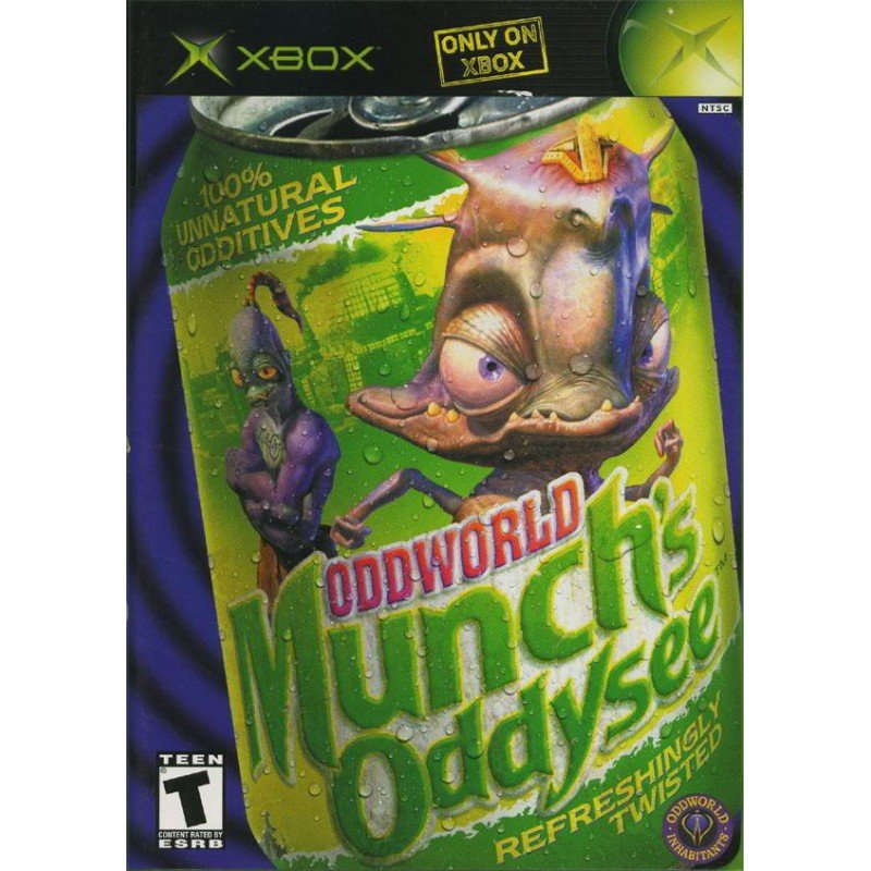 ODDWORLD MUNCHS ODDYSEE -USED- (XBOX)