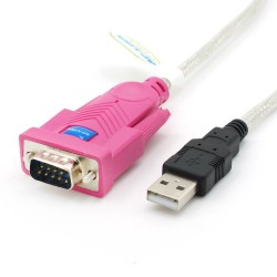 Adaptor USB A 2.0 Male To Serial RS232 DB9 Male Converter Μετατροπέας Σύνδεσης CAB-U045