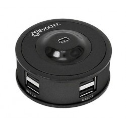 REVOLTEC RZ055 USB 2.0 HUB 7 PORT BLACK USED REVOLTEC RZ055 USB 2.0 HUB 7 PORT BLACK USED