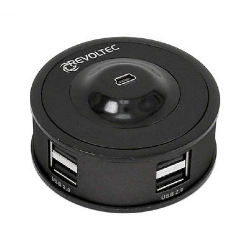 REVOLTEC RZ055 USB 2.0 HUB 7 PORT BLACK