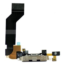 Καλωδιοταινία Με Βύσμα Φόρτισης Μαύρος iPhone 4S Flex Power Connector i4S