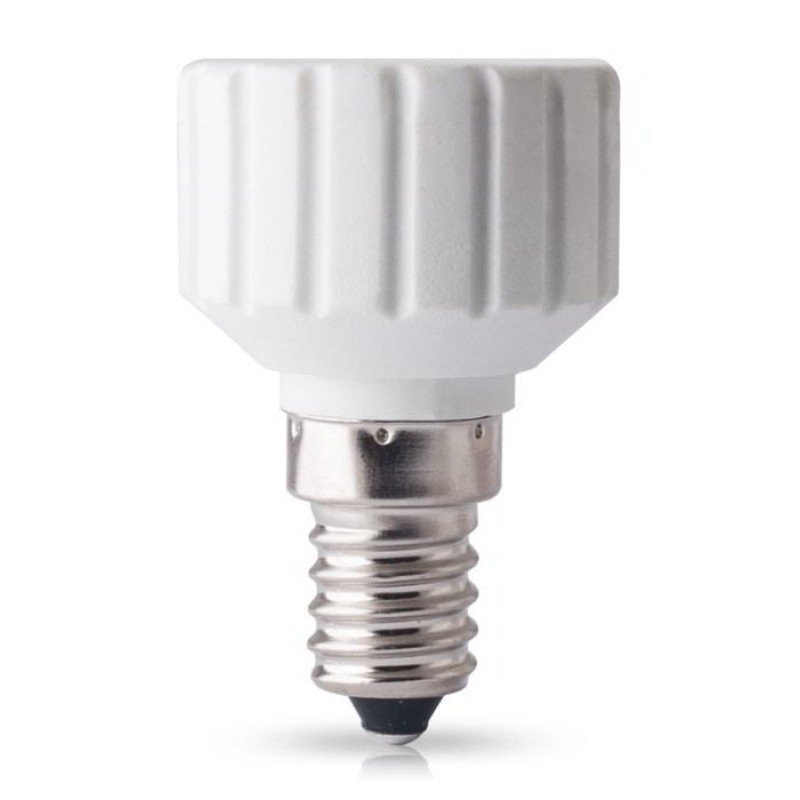POWER ADAPTOR T-0009757 E14 TO GU10 PLUG SOCKET ΝΤΟΥΙ ΛΑΜΠΑΣ