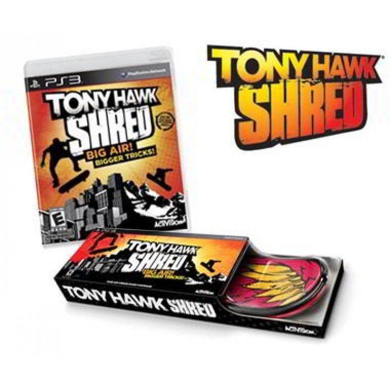 TONY HAWK SHRED & SKATEBOARD BUNDLE (PS3)