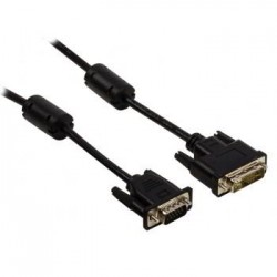 VALUELINE VLCP 32100B 2.00 CABLE VGA HD15 MALE TO DVI-A 12+5pin MALE BLACK VLCP32100B2.00 